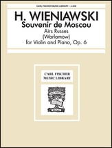 SOUVENIR DE MOSCOU VIOLIN SOLO cover